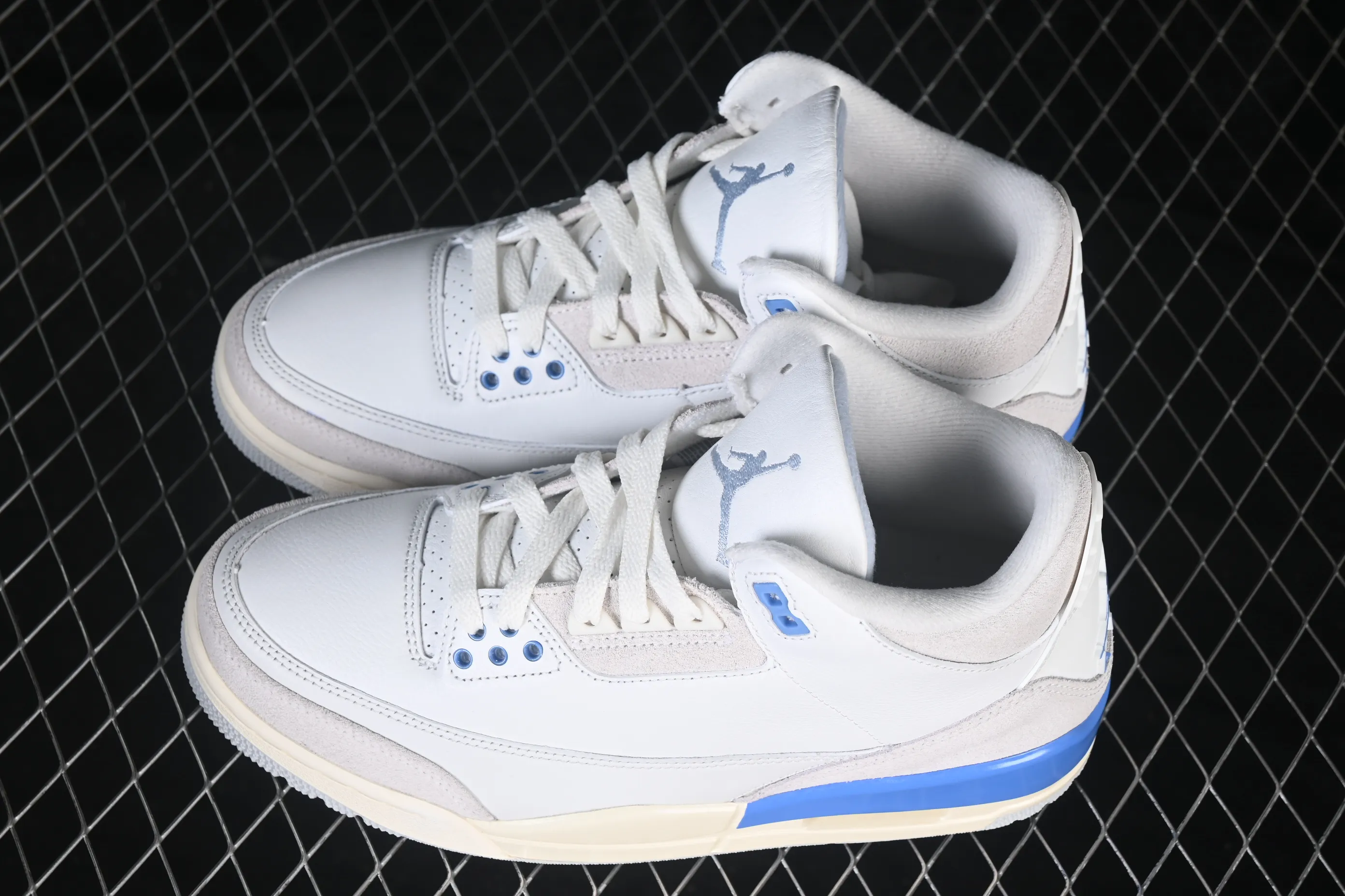All categories Air Jordan Jordan series basketball shoes Air Jordan 3 LJR version Air Jordan 3 Retro "Lucky Shorts" AJ3 Joe 3 Lucky Shorts North Carolina Blue CT8532-101